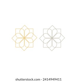 Hammam Wellness Ayurveda Resort Hotel Logo Sign Symbol Vector isolated on White