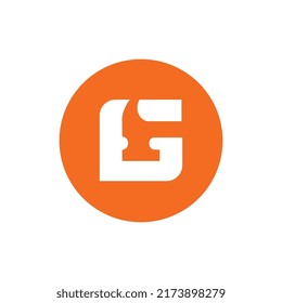 Hammer and alphabet G logo combination, construction repair logo concept