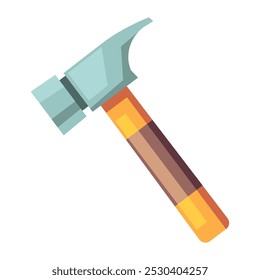 hammer carpenters hand tool icon isolated