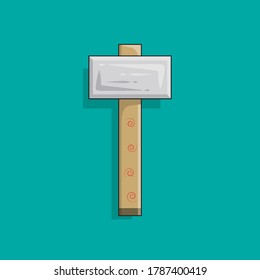  Hammer cartoon vector illustration