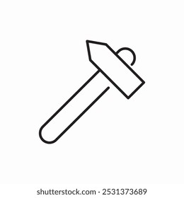 hammer construction tool icon sign vector