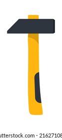 Hammer Construction Tool Icon. Vector illustration