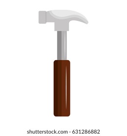 hammer construction tool isolated icon