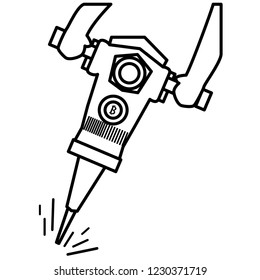 Hammer drill icon