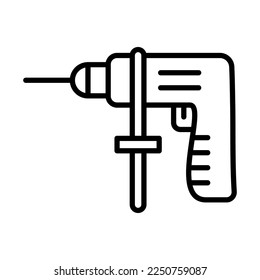 Symbol für Hammer-Drill-Logo-Design Vektorvorlage Illustrationszeichen und SymbolPixel perfekt