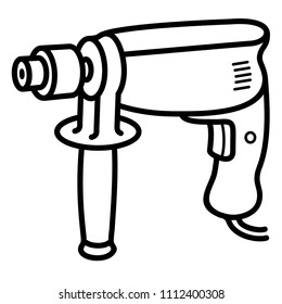 A hammer drill is a rotary drill with a hammering action that provides a short, rapid hammer thrust to pulverize relatively brittle material and provide quicker drilling with less effort.