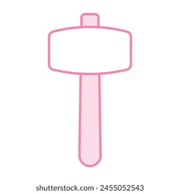 Martillo Icono de Vector de color de doble tono que puede modificar o editar fácilmente 