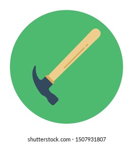 Hammer flat icon.You can be used hammer icon for several purposes.