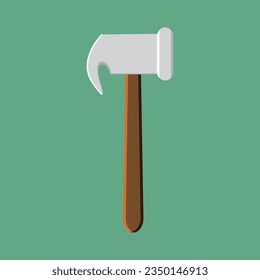 Hammer Flat Icon Logo Illustration Vector Isolated. Labour Day, May Day, Industry, And Construction Icon-Set. Suitable for Web Design, Logo, App, and Upscale Your Business.