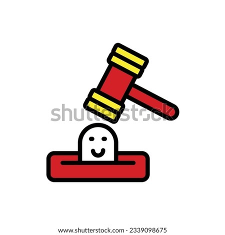 Hammer Game Icon Vector Illustration