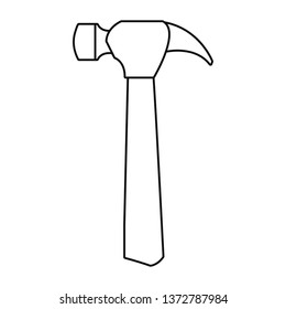 hammer gear tool icon