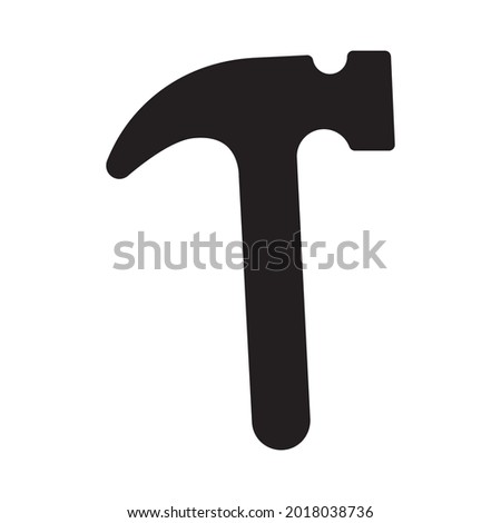 Hammer Glyph Style vector icon which can easily modify or edit 