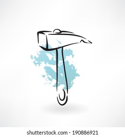 hammer grunge icon