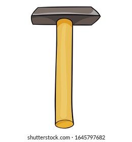 the is a hammer for hammering nails  vector illustration