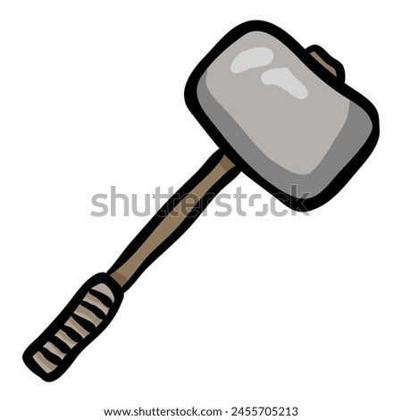 Hammer Hand Drawn Doodle Icon