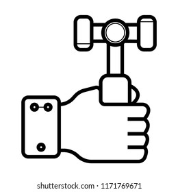 hammer in hand icon