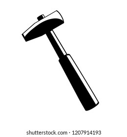 hammer handle tool icon