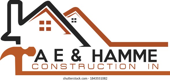 Hammer House With Letter Logo