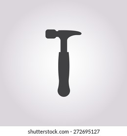 Hammer icon. Hammer icon.