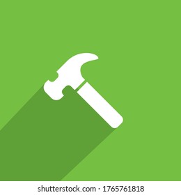 icono de martillo, vector de icono de automóvil