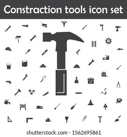 Hammer icon. Constraction tools icons universal set for web and mobile