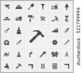 hammer icon. construction icons universal set for web and mobile