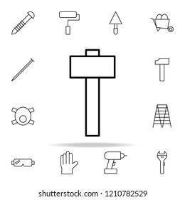 hammer icon. construction icons universal set for web and mobile