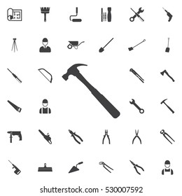 Hammer icon. Construction icons universal set for web and mobile