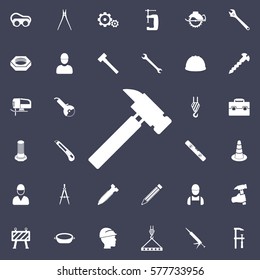Hammer icon. Construction icons universal set for web and mobile