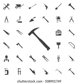 Hammer icon. construction, tools icons universal set for web and mobile