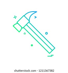hammer icon design