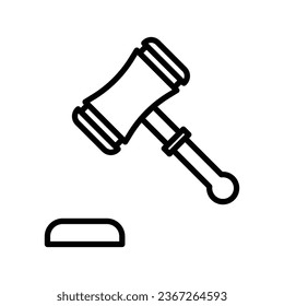 Hammer-Icon-Design, Illustrationsdesign
