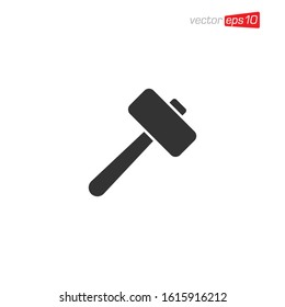 Hammer Icon Design Illustration Vector