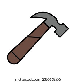 Hammer Icon Design For Personal And Commercial Use