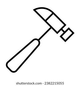 Hammer icon design for personal commercial use
