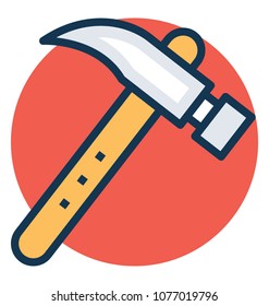 
Hammer icon design for Repair and maintenance 
