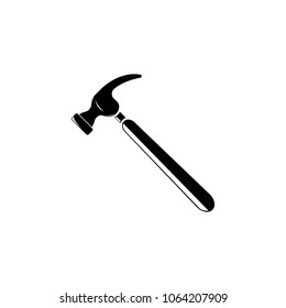 a hammer icon. Element of construction tools illustration. Premium quality graphic design icon. Signs and symbols collection icon for websites, web design, mobile app on white background