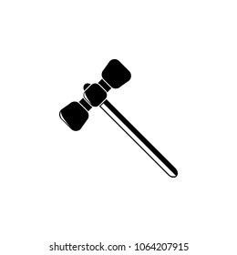 a hammer icon. Element of construction tools illustration. Premium quality graphic design icon. Signs and symbols collection icon for websites, web design, mobile app on white background