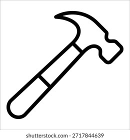 Elemento del icono del martillo para el diseño