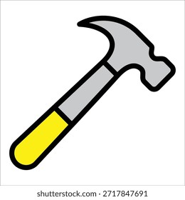 Elemento del icono del martillo para el diseño