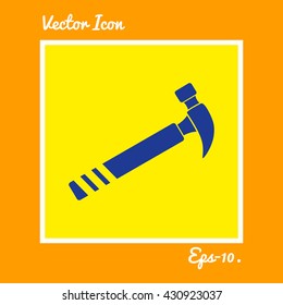 Hammer Icon. Eps-10.