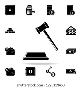 hammer icon. Finance icons universal set for web and mobile