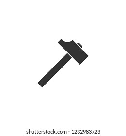 Hammer. Icon Flat