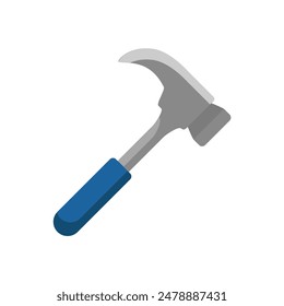 Hammer icon with flat style 