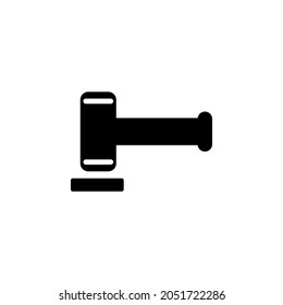 A hammer icon in gambling set