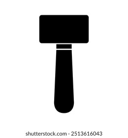 Ícone de martelo ilustrado no plano de fundo