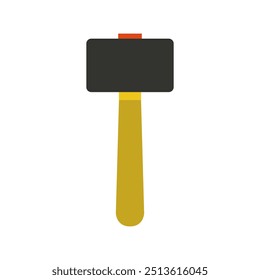 Ícone de martelo ilustrado no plano de fundo