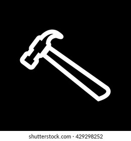 hammer icon Illustration design