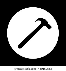 hammer icon Illustration design
