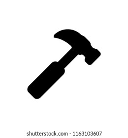 Hammer icon illustration isolated vector sign symbol.